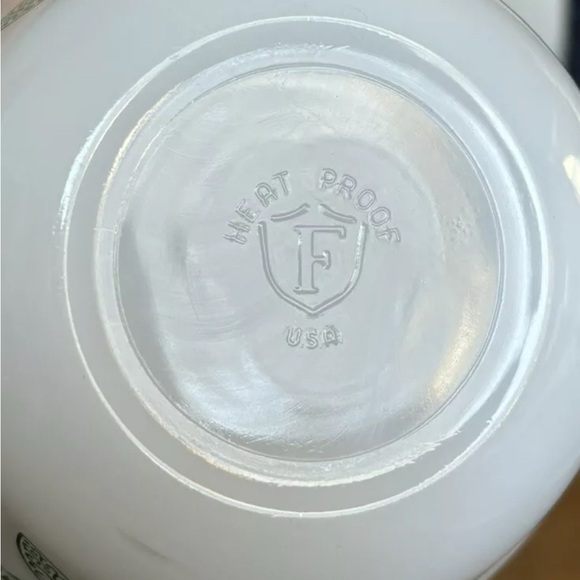 Federal Glass American Homestead Scandinavian 3 Bowl Set 5” 6” 7” Vintage - Picture 11 of 14